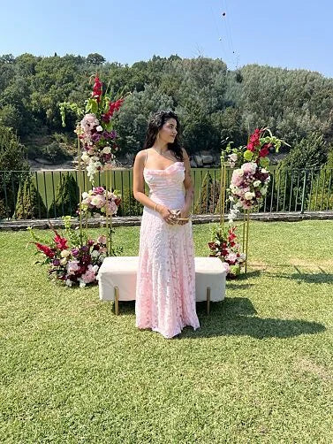 Aveline – La Robe Grâce Florissante — photo d'un client 3