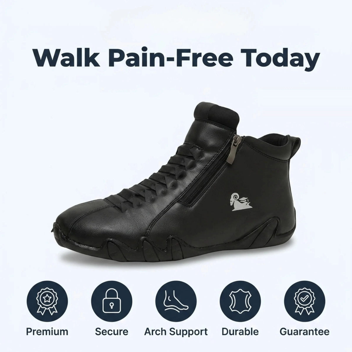 Andningsbara ortopediska sneakers