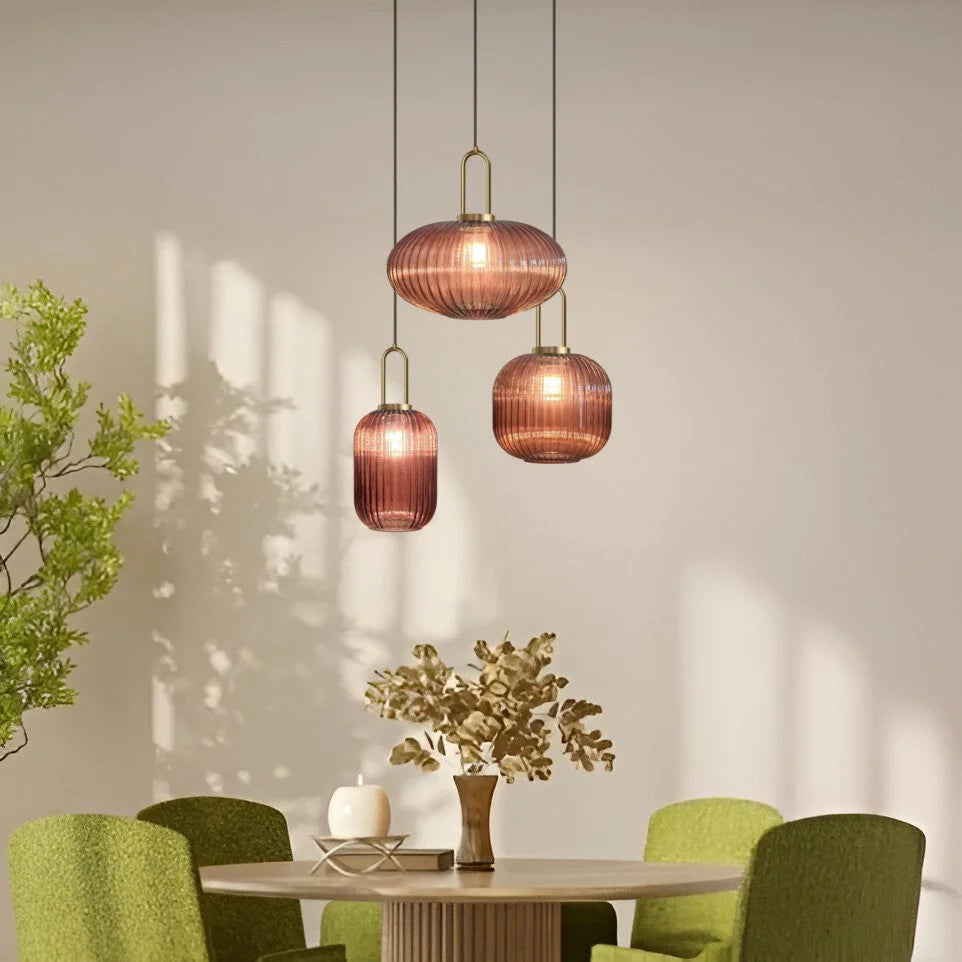 Lampada a Sospensione Chic in Vetro Vintage — foto 15
