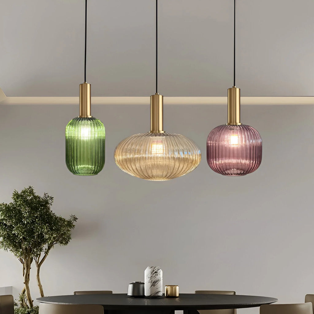 Lampada a Sospensione Chic in Vetro Vintage — foto 20