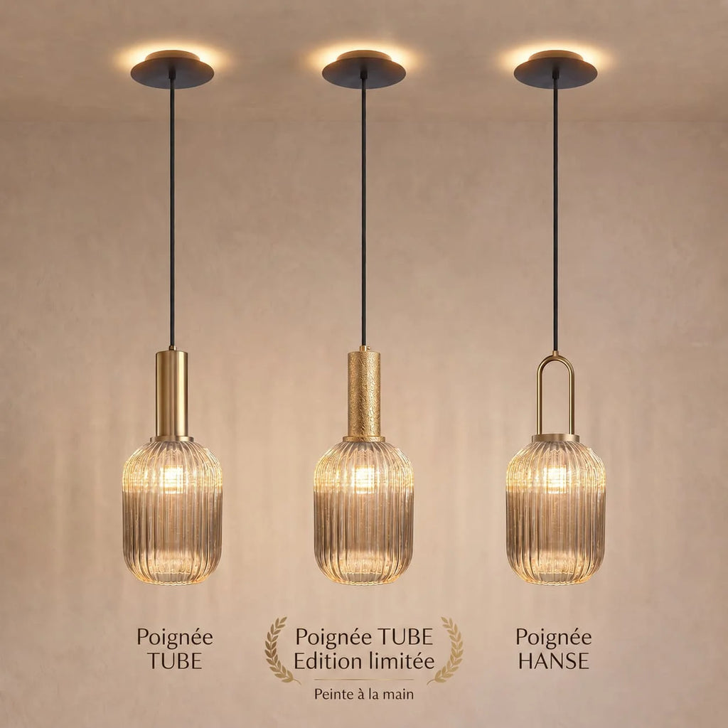 Lampada a Sospensione Chic in Vetro Vintage — foto 24